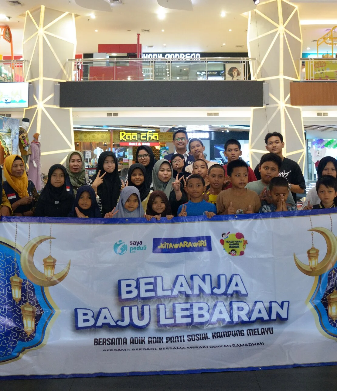 Foto 10 dari album Belanja Lebaran Bareng Yatim Piatu 2025